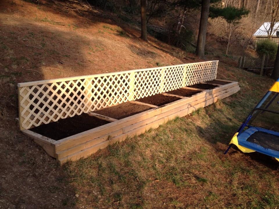 Square Foot Gardening - Raised Bed Planters - Lattice