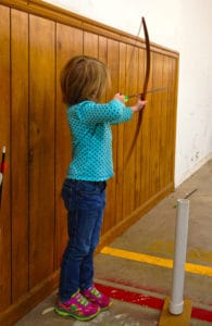 Natalie at Stowe Archers Youth Group