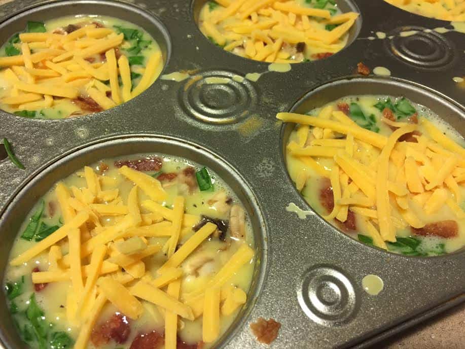 Mini-Omlettes in a Muffin Pan - 1