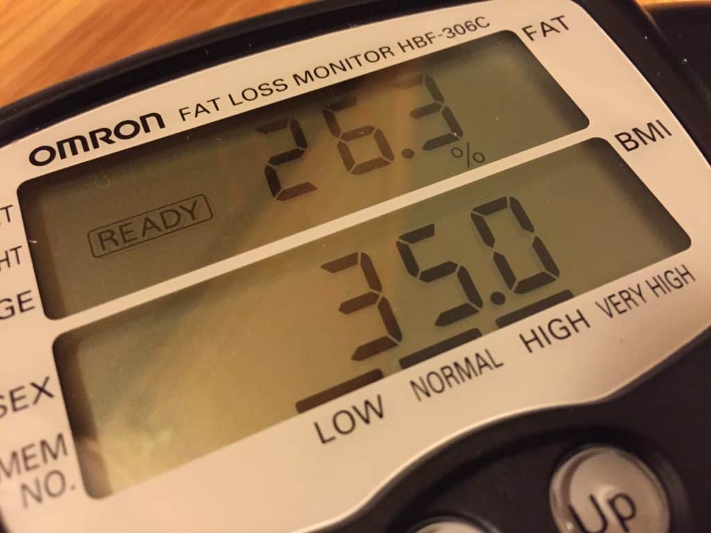 Omron Fat Loss Monitor - August 5 2015