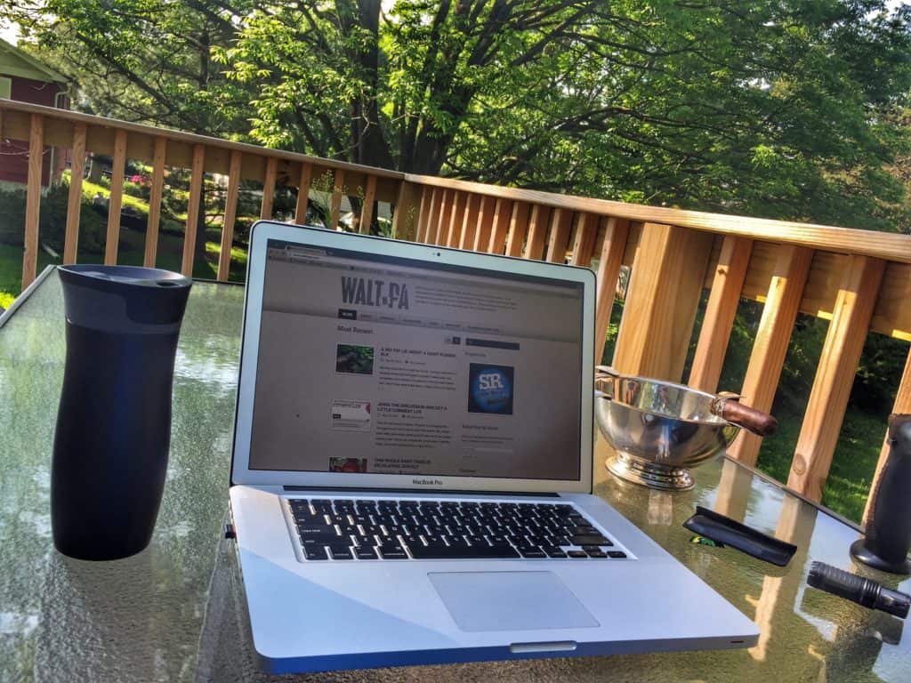 Outdoor Blogging