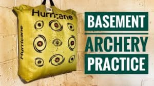 Basement Archery Practice