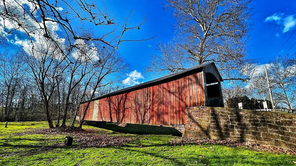 Red Run Covered Bridge - Left