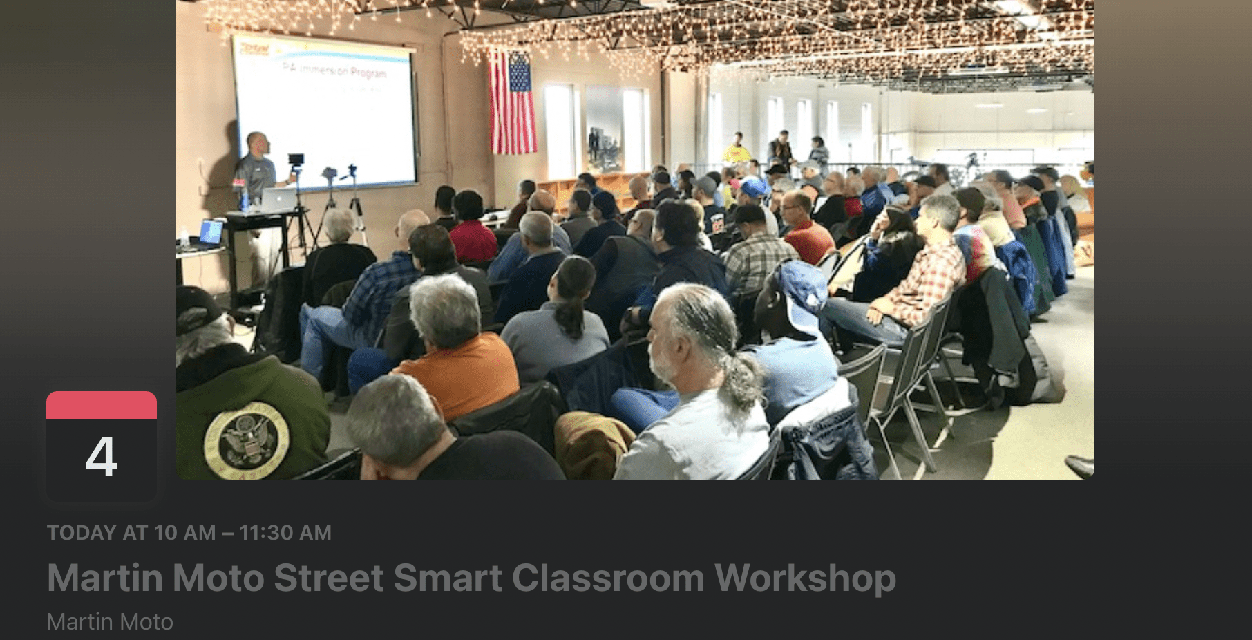 MSF Street Smart Seminar at Martin Moto