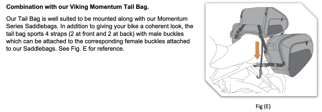 Viking Bags Momentum Tail Bag - Attachment