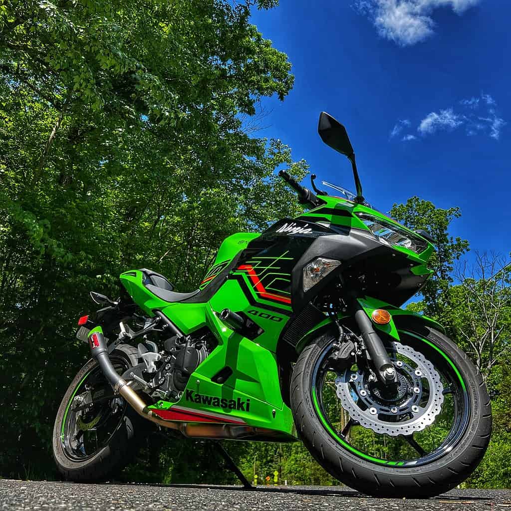 Ninja 400 Exhaust - Coffman's Shorty - 4