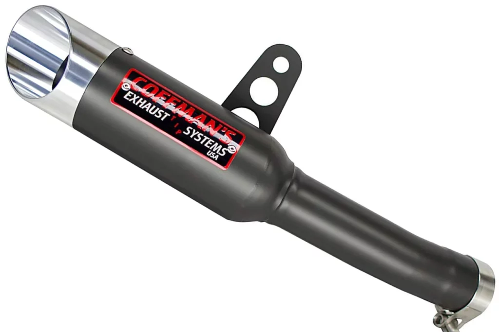 Kawasaki Ninja 400 Exhaust - Coffman's Shorty - Polished Tip