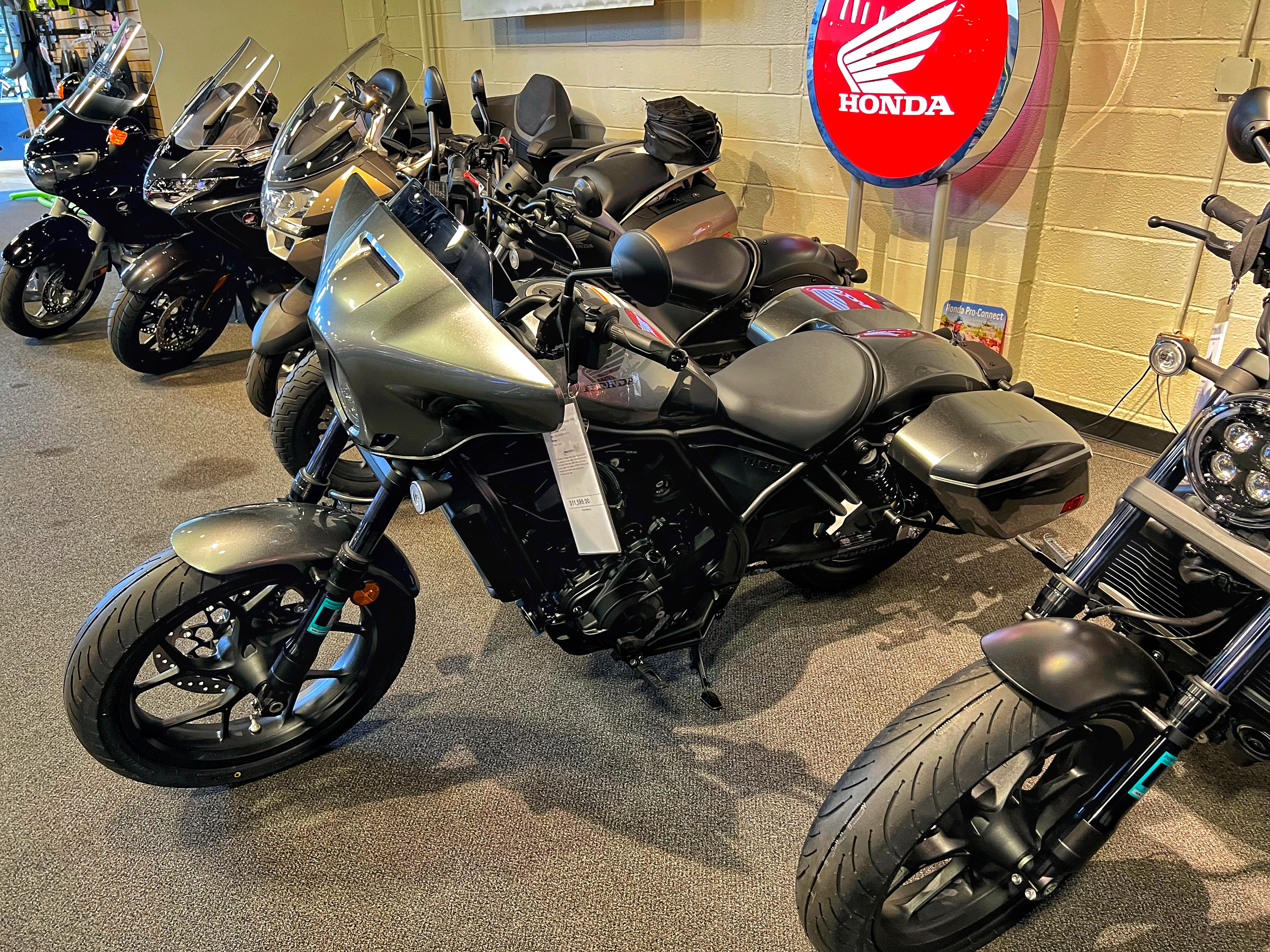 Visiting A Motorcycle Dealership - Martin Moto - Honda Rebel 1100