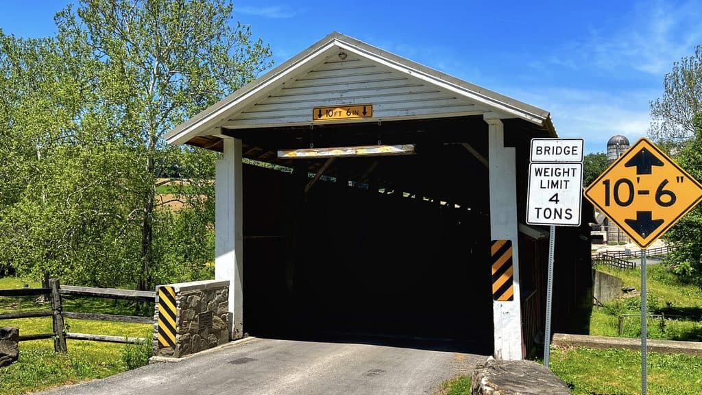 Lancaster County Covered Bridges - Jacksons Mill Covered Bridge - 1