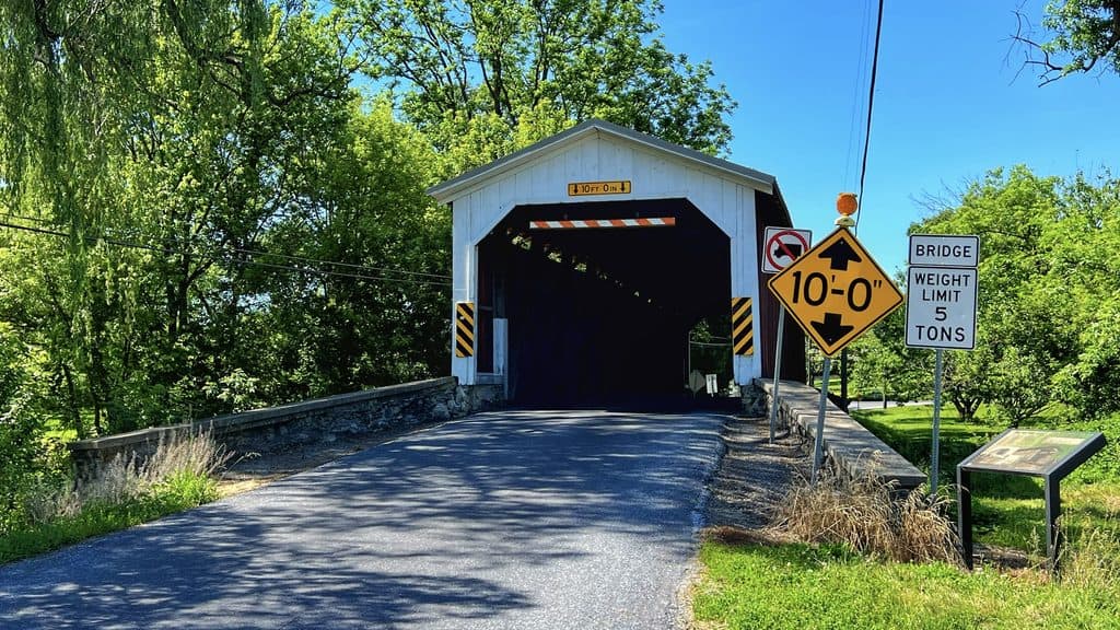 Lancaster County Covered Bridges - Lime Valley Covered Bridge - 1