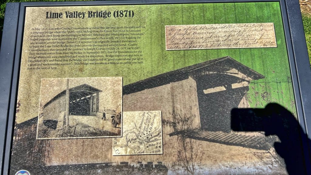 Lancaster County Covered Bridges - Lime Valley Covered Bridge - 2