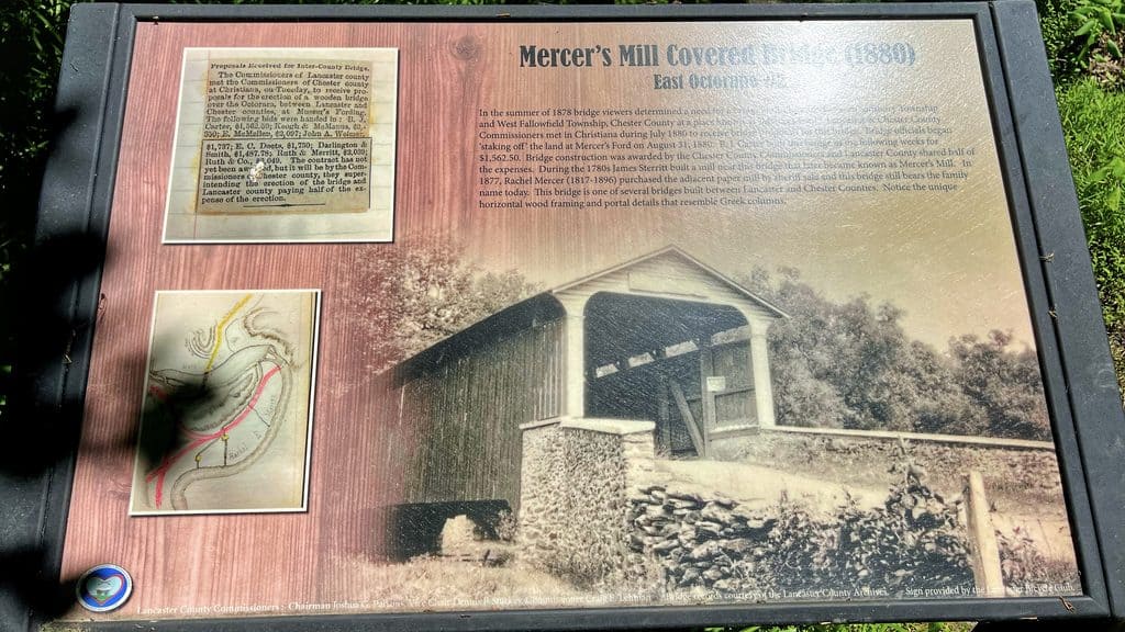Lancaster County Covered Bridges - Mercers Mill Covered Bridge - 4