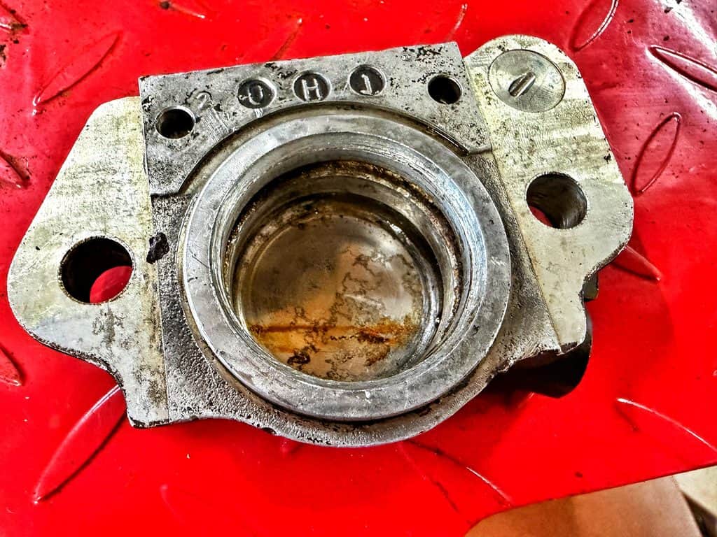 1976 Honda CB750F Seized Caliper Piston - 3