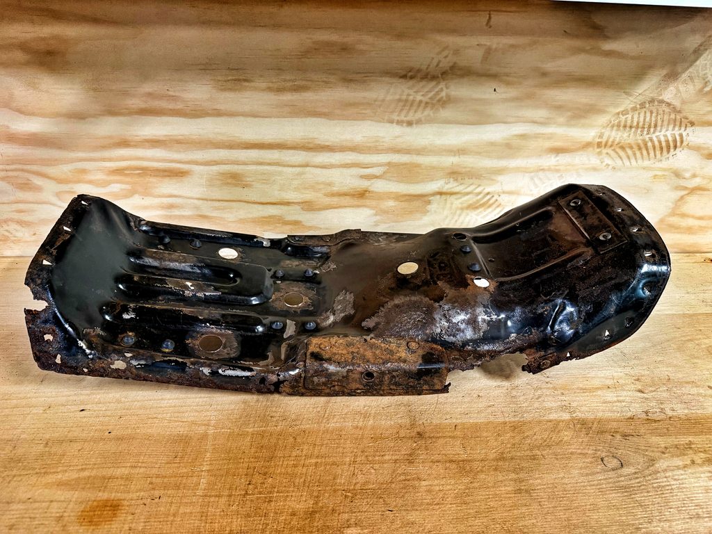 1976 Honda CB750F Seat Pan Rust - 12