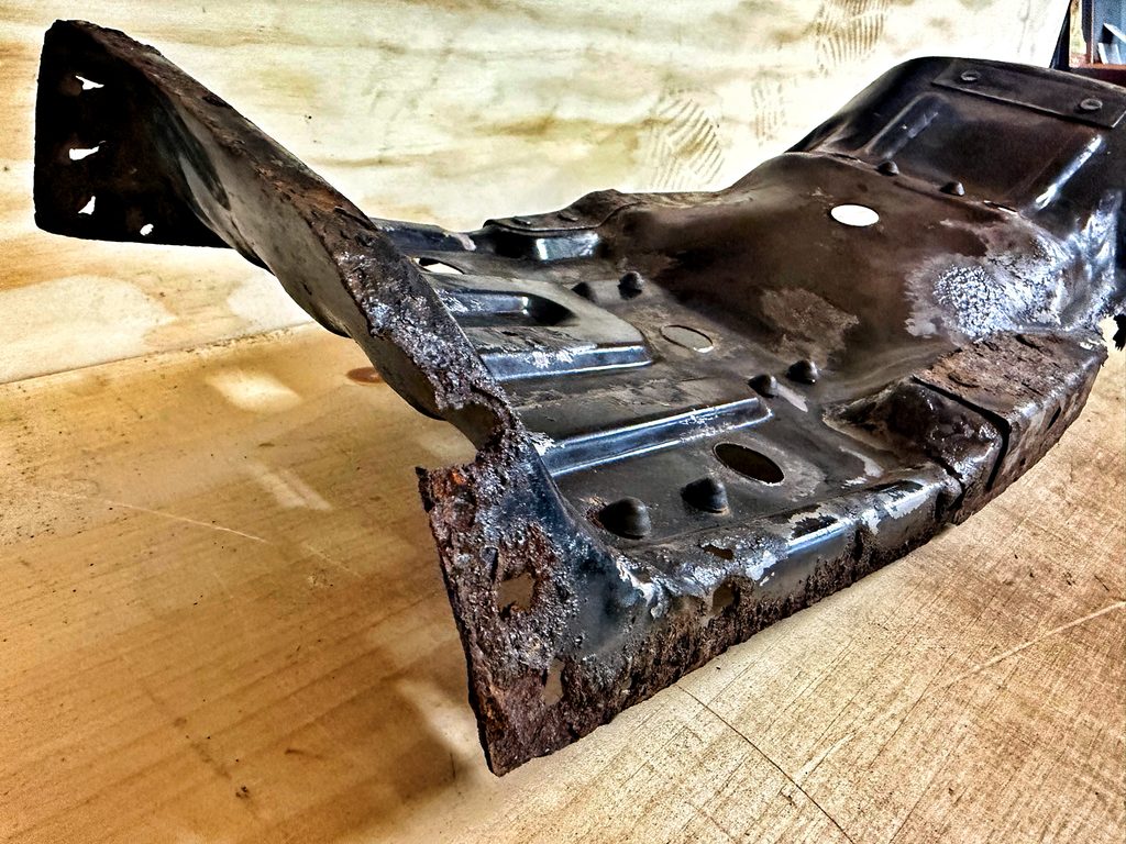 1976 Honda CB750F Seat Pan Rust - 13