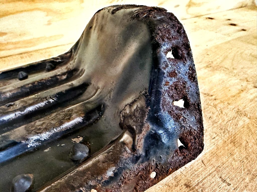1976 Honda CB750F Seat Pan Rust - 9