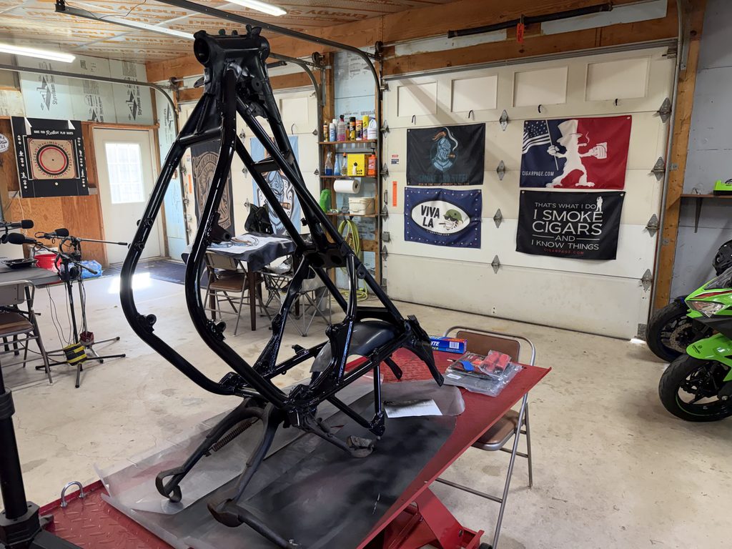 1976 Honda CB750F Frame Paint Touchup - 14