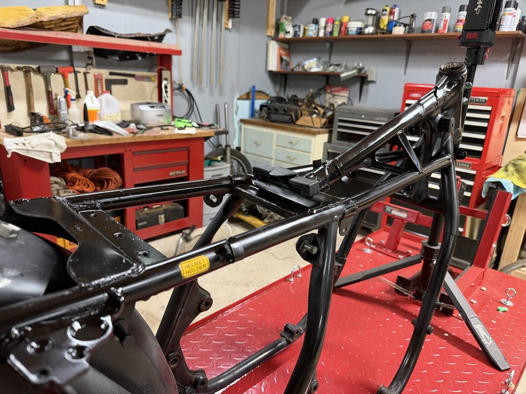 1976 Honda CB750F Frame Paint Touchup - 7